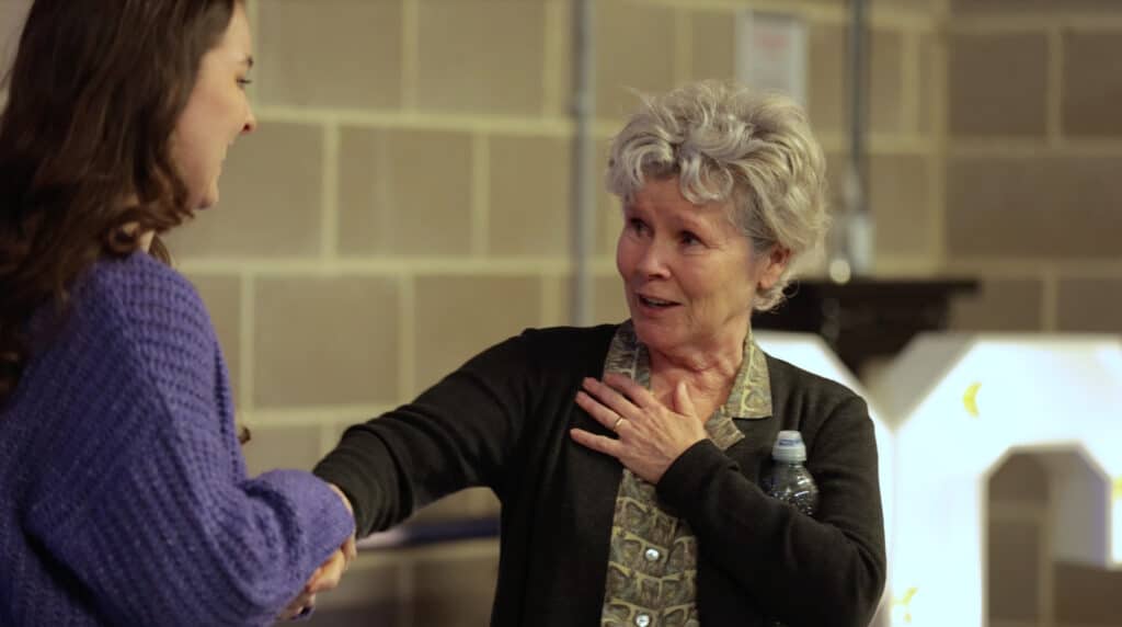 Imelda coaches a student directly during masterclass